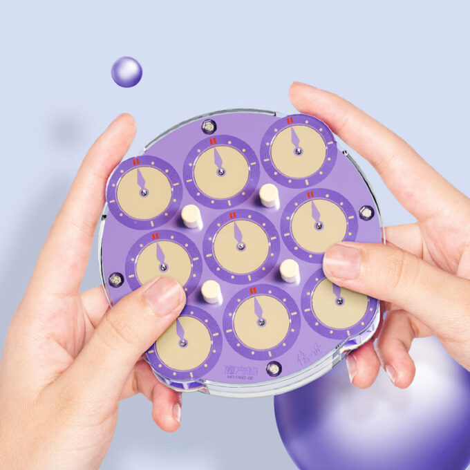 QiYi Magnetic Clock Lilac